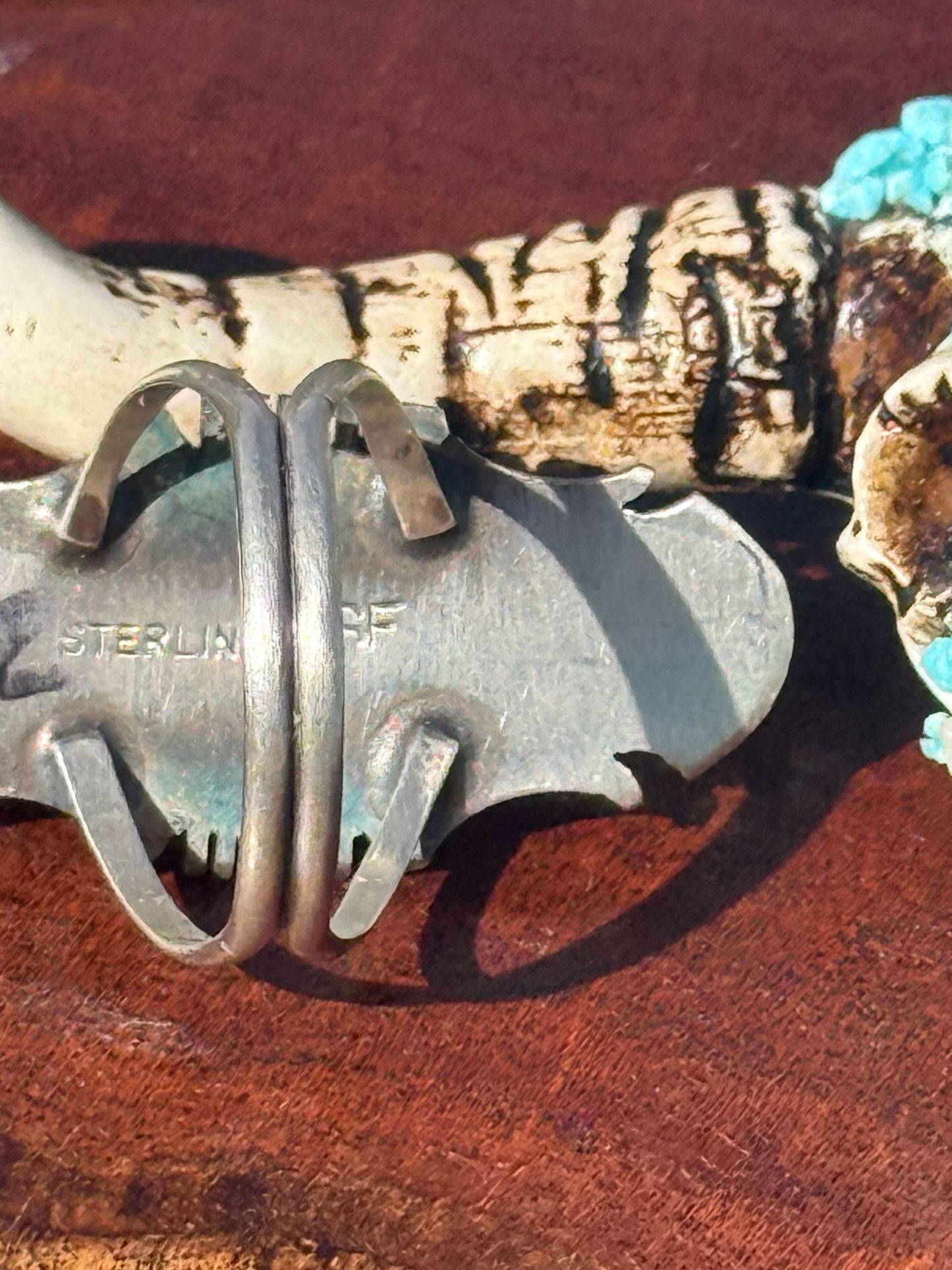 Navajo Handmade Mine 8 Turquoise Ring