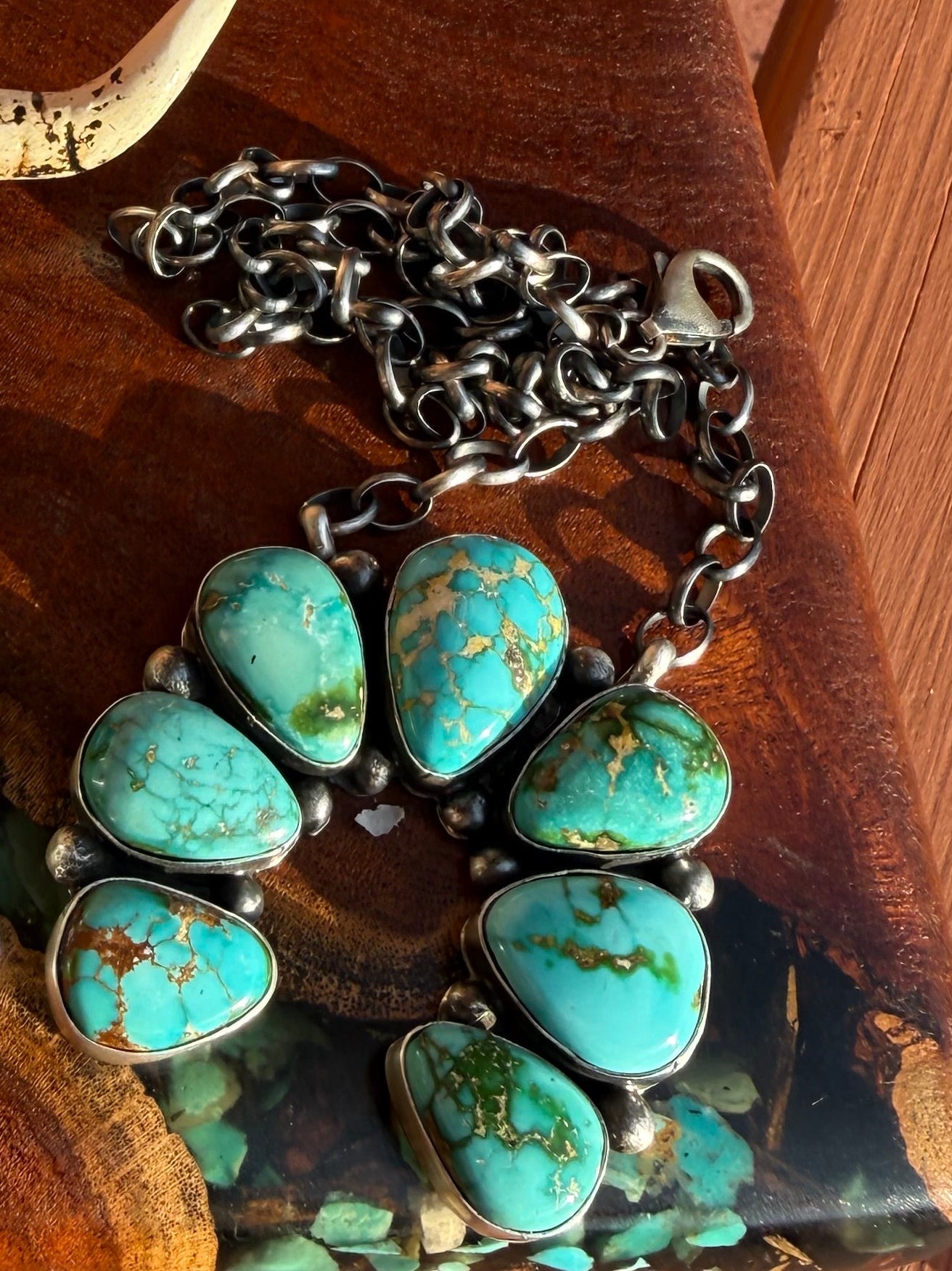 Navajo Handmade Sonoran Turquoise Naja