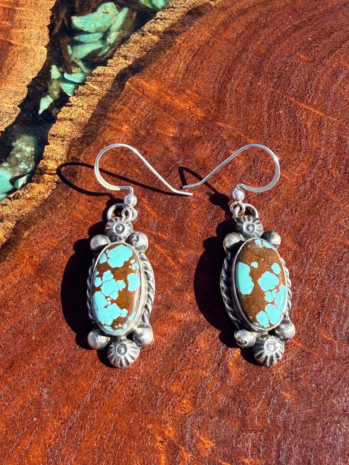 Navajo Handmade Mine 8 Four Stone Choker Set