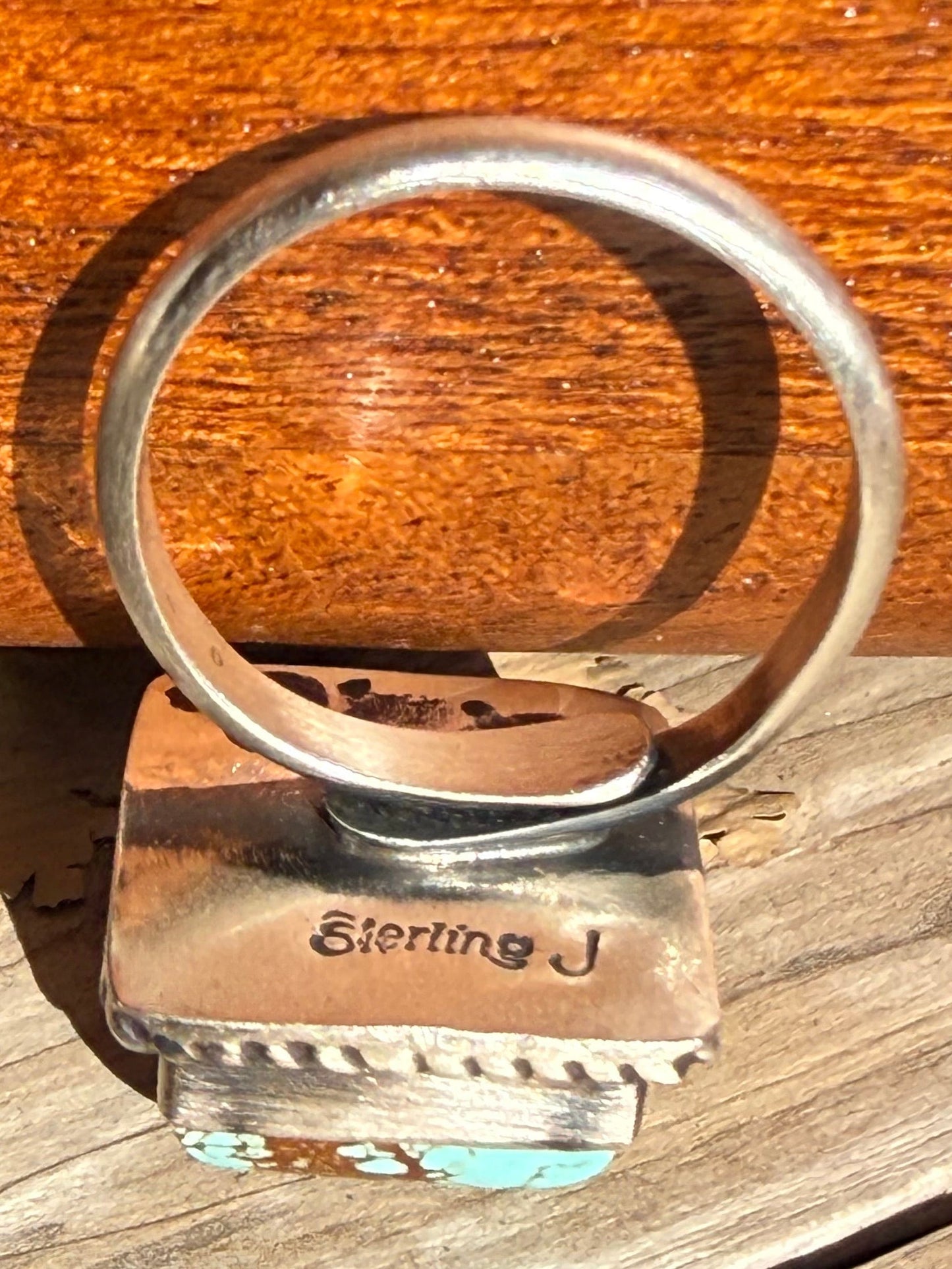 Navajo Handmade Mine 8 Adjustable Ring