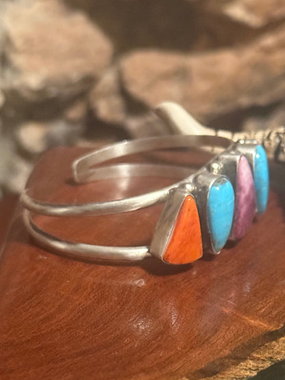 Augustine Largo Multi Color Five Stone Bracelet