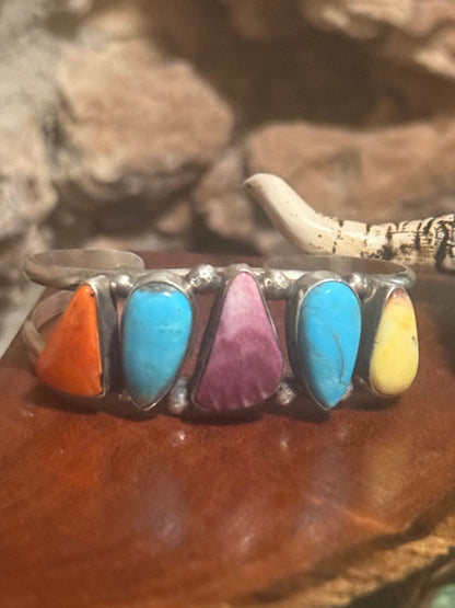 Augustine Largo Multi Color Five Stone Bracelet