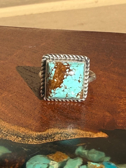 Navajo Handmade Mine 8 Adjustable Ring